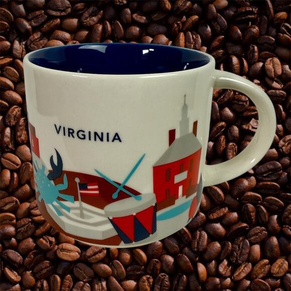 Starbucks You are Here Series VIRGINIA Ceramic Souvenir Coffee Cup Mug 2017 - Picture 1 of 6
